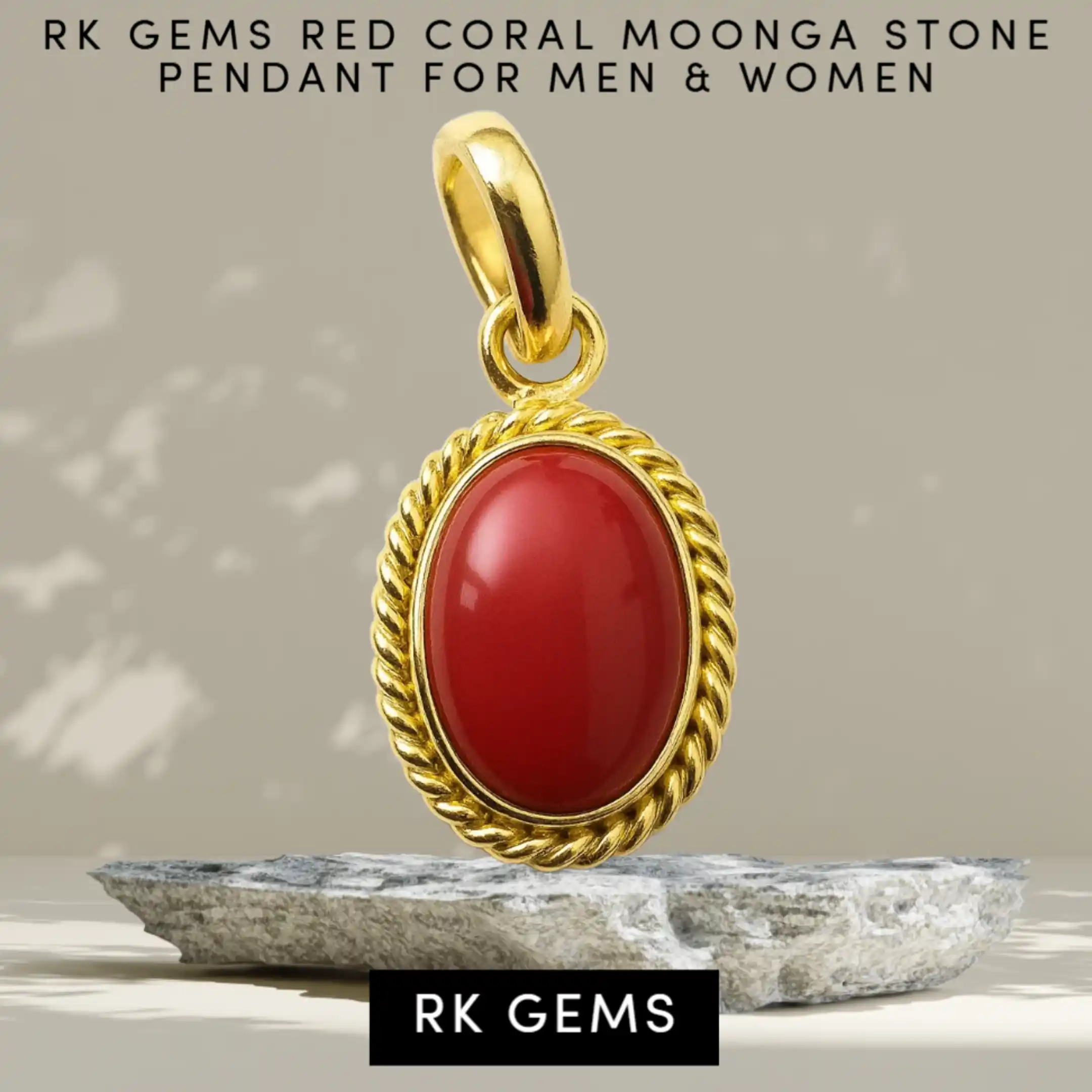 Moonga Stone Pendant for Planet Mars (Mangal) | Certified Red Coral Moonga Pendant for Astrology.png